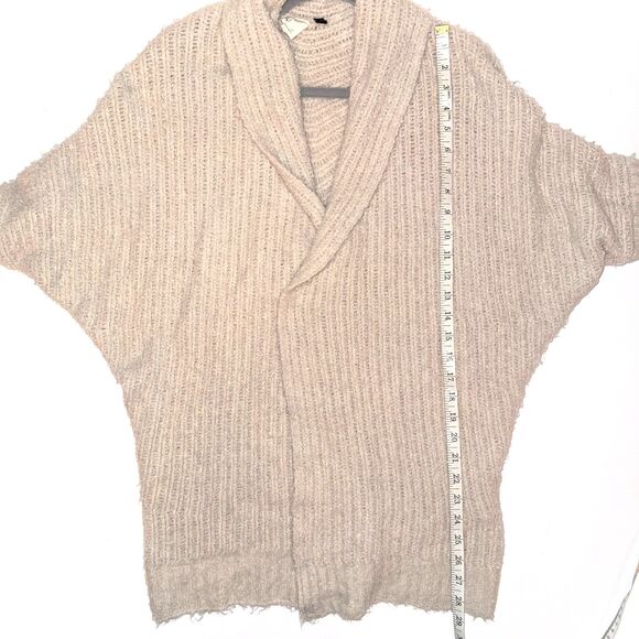 Sleeping on Snow Anthropologie Open Front Cardigan Sweater Merino Wool Alpaca M - Picture 9 of 15